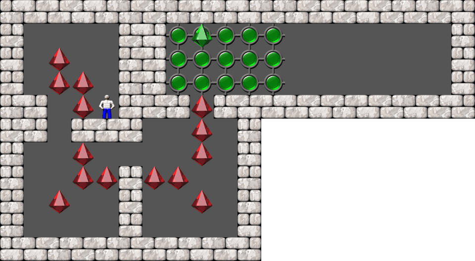 Sokoban Jean-Pierre Kent level 19